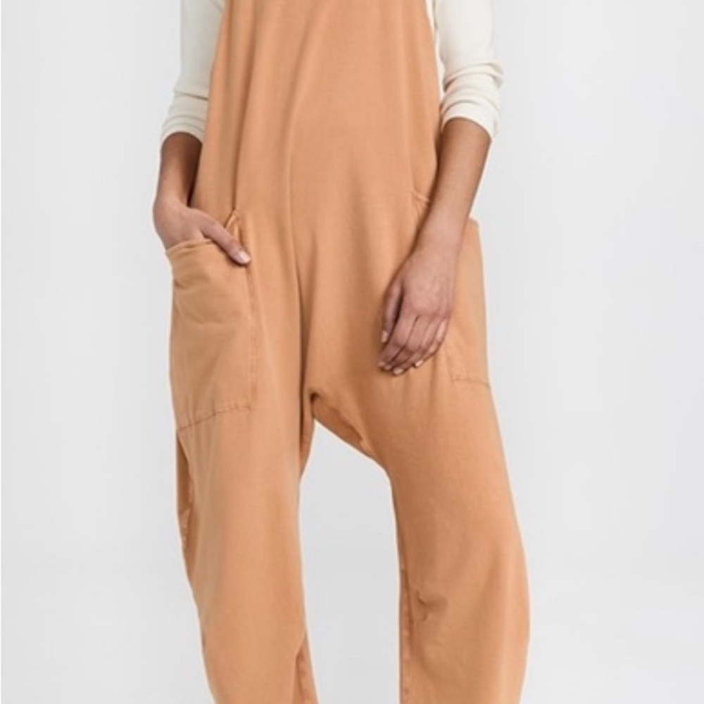 Free People Movement Hot Shot Onesie $70 Retail Orange